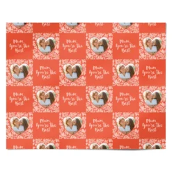 Mothers Day Photo Grid Wrapping Paper -CaseCraze Store Mothers Day Photo Grid Personalised Wrapping Paper Alternative