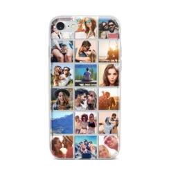 Multi Photo Collage IPhone Case -CaseCraze Store Multi Photo Collage iPhone 7 Bumper Case on Silver iPhone