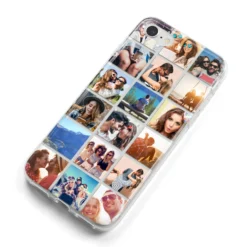 Multi Photo Collage IPhone Case -CaseCraze Store Multi Photo Collage iPhone 8 Bumper Case on Silver iPhone Alternative Image