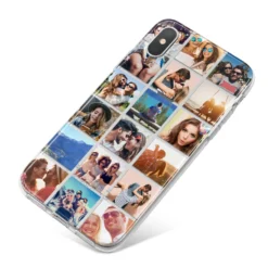 Multi Photo Collage IPhone Case -CaseCraze Store Multi Photo Collage iPhone X Bumper Case on Silver iPhone