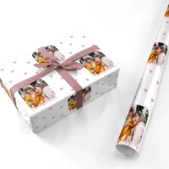 Mummy And Me Custom Photo Wrapping Paper -CaseCraze Store Mummy and Me Custom Photo Personalised Wrapping Paper