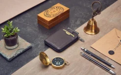 Notting Hill Wallet -CaseCraze Store NOTTING HILL thin minimalist zipper purse brown Vaultskin