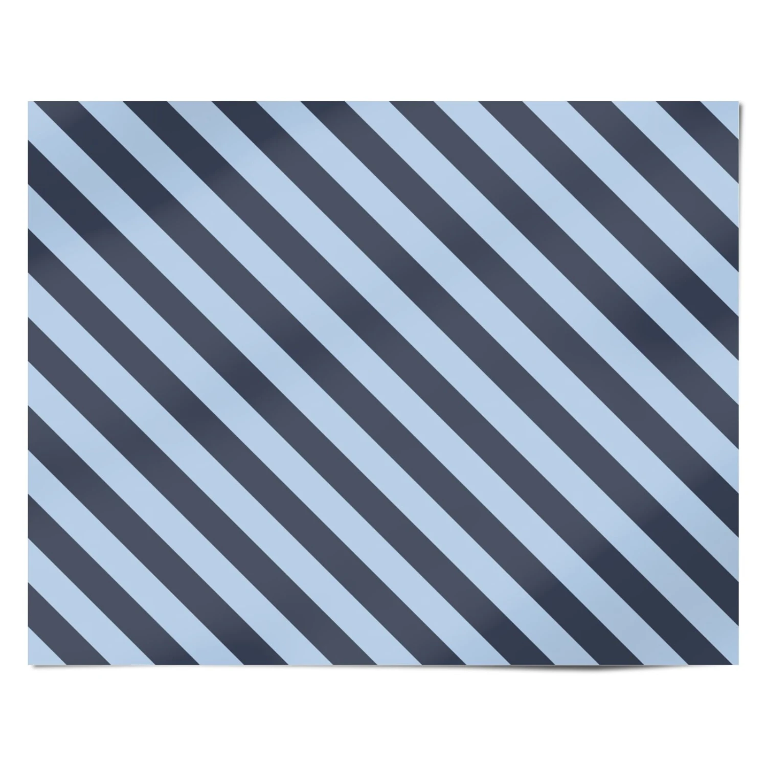 Navy And Light Blue Stripe Wrapping Paper 5 Navy And Light Blue Stripe Wrapping Paper - Image 5