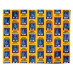 Oldi Funny Birthday Wrapping Paper -CaseCraze Store Oldi Funny Birthday Personalised Wrapping Paper Alternative
