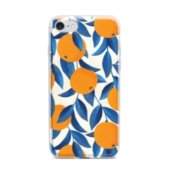 Oranges IPhone Case -CaseCraze Store Oranges iPhone 7 Bumper Case on Silver iPhone