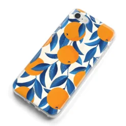 Oranges IPhone Case -CaseCraze Store Oranges iPhone 8 Bumper Case on Silver iPhone Alternative Image