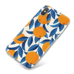 Oranges IPhone Case -CaseCraze Store Oranges iPhone X Bumper Case on Silver iPhone