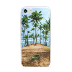 Palm Trees IPhone Case -CaseCraze Store Palm Trees iPhone 7 Bumper Case on Silver iPhone