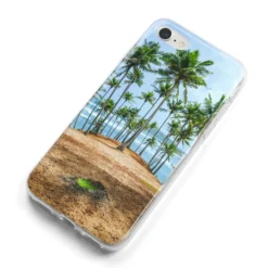 Palm Trees IPhone Case -CaseCraze Store Palm Trees iPhone 8 Bumper Case on Silver iPhone Alternative Image