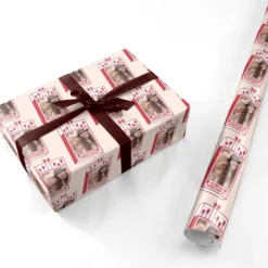 Perfect Match Personalised Photo Wrapping Paper -CaseCraze Store Perfect Match Personalised Photo Personalised Wrapping Paper