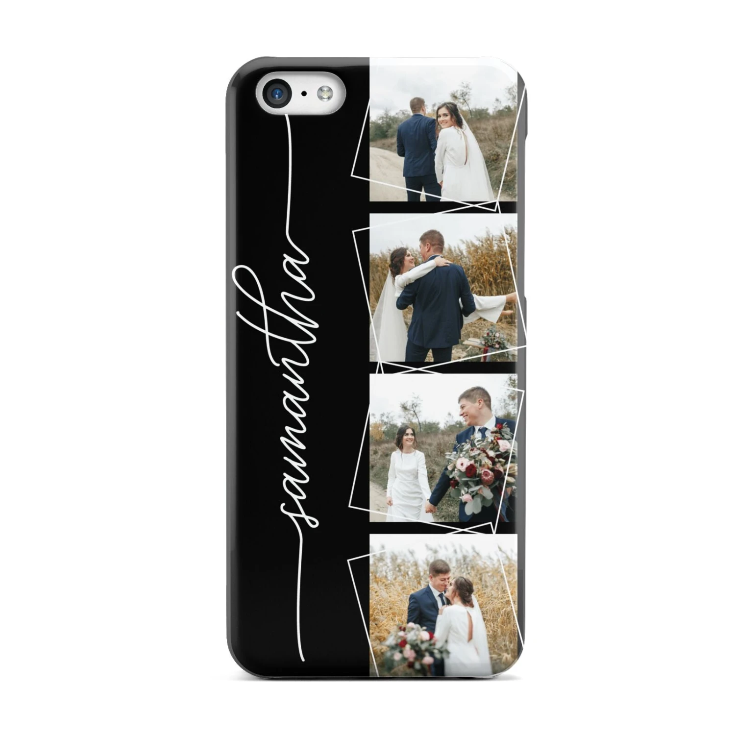 Personalised 4 Photo Couple Name IPhone Case 2 Personalised 4 Photo Couple Name IPhone Case - Image 2