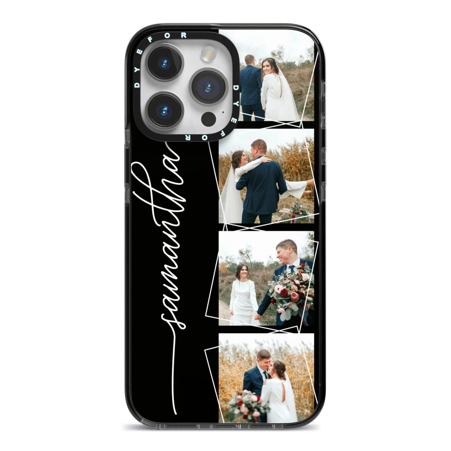 Personalised 4 Photo Couple Name IPhone Case 1 Personalised 4 Photo Couple Name IPhone Case