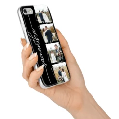 Personalised 4 Photo Couple Name IPhone Case 32 Personalised 4 Photo Couple Name IPhone Case -CaseCraze Store Personalised 4 Photo Couple Name iPhone 7 Bumper Case on Silver iPhone Alternative Image