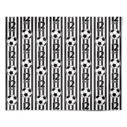 Personalised Black And White Football Wrapping Paper 7 Personalised Black And White Football Wrapping Paper -CaseCraze Store Personalised Black and White Football Personalised Wrapping Paper Alternative