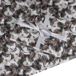 Personalised Cat Photo Collage Wrapping Paper