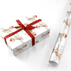 Personalised Christmas Chihuahua Wrapping Paper -CaseCraze Store Personalised Christmas Chihuahua Personalised Wrapping Paper