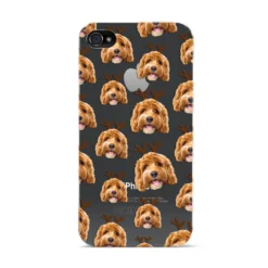 Personalised Christmas Dog Antler IPhone Case -CaseCraze Store Personalised Christmas Dog Antler Apple iPhone 4s Case