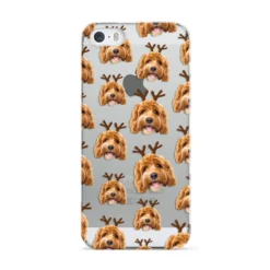 Personalised Christmas Dog Antler IPhone Case -CaseCraze Store Personalised Christmas Dog Antler Apple iPhone 5 Case