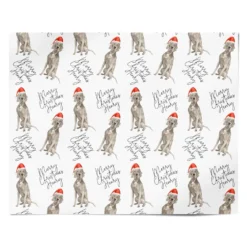 Personalised Christmas Weimaraner Wrapping Paper -CaseCraze Store Personalised Christmas Weimaraner Personalised Wrapping Paper Alternative