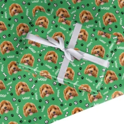 Personalised Dog Photo Face Wrapping Paper