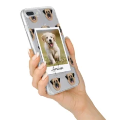 Personalised Dog Photo IPhone Case -CaseCraze Store Personalised Dog Photo iPhone 7 Plus Bumper Case on Silver iPhone Alternative Image
