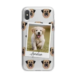 Personalised Dog Photo IPhone Case -CaseCraze Store Personalised Dog Photo iPhone X Bumper Case on Silver iPhone Alternative Image 1