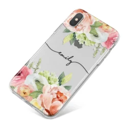 Personalised Flowers IPhone Case 26 Personalised Flowers IPhone Case -CaseCraze Store Personalised Flowers iPhone X Bumper Case on Silver iPhone 1e04d03c c470 48d5 8626 f8a65f7b3f37