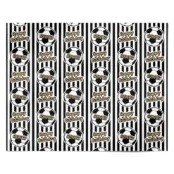 Personalised Football Birthday Wrapping Paper -CaseCraze Store Personalised Football Birthday Personalised Wrapping Paper Alternative