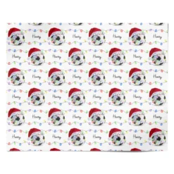 Personalised Football Christmas Wrapping Paper -CaseCraze Store Personalised Football Christmas Personalised Wrapping Paper Alternative