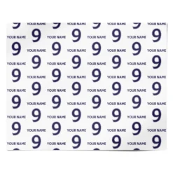 Personalised Football Name And Number Wrapping Paper 7 Personalised Football Name And Number Wrapping Paper -CaseCraze Store Personalised Football Name and Number Personalised Wrapping Paper Alternative