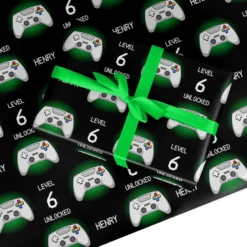 Personalised Gaming Wrapping Paper