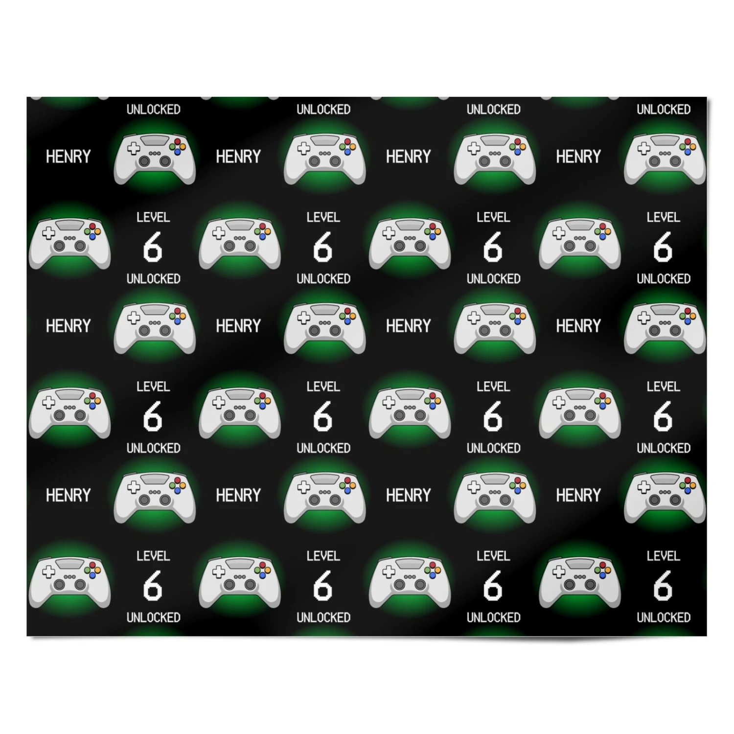Personalised Gaming Wrapping Paper 4 Personalised Gaming Wrapping Paper - Image 4