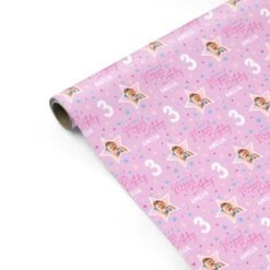 CaseCraze Store -CaseCraze Store Personalised Girls Birthday Party Personalised Gift Wrap