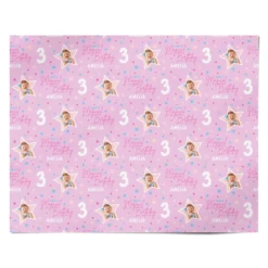 Personalised Girls Birthday Party Wrapping Paper -CaseCraze Store Personalised Girls Birthday Party Personalised Wrapping Paper Alternative