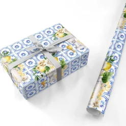Personalised Greek Tiles Wrapping Paper -CaseCraze Store Personalised Greek Tiles Personalised Wrapping Paper