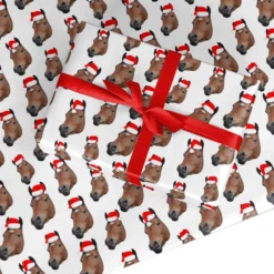 Personalised Horse Christmas Wrapping Paper