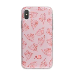Personalised Koala IPhone Case 24 Personalised Koala IPhone Case -CaseCraze Store Personalised Koala iPhone X Bumper Case on Silver iPhone Alternative Image 1