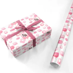 Personalised Likes Photo Wrapping Paper -CaseCraze Store Personalised Likes Photo Personalised Wrapping Paper