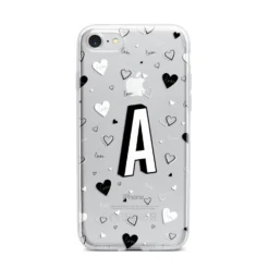 Personalised Love Alphabet IPhone Case -CaseCraze Store Personalised Love Alphabet iPhone 7 Bumper Case on Silver iPhone