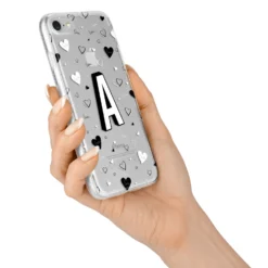 Personalised Love Alphabet IPhone Case -CaseCraze Store Personalised Love Alphabet iPhone 7 Bumper Case on Silver iPhone Alternative Image