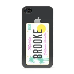 Personalised Malibu License Plate IPhone Case -CaseCraze Store Personalised Malibu License Plate Apple iPhone 4s Case