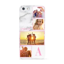 Personalised Marble Photo Collage IPhone Case -CaseCraze Store Personalised Marble Photo Collage Apple iPhone 5 Case