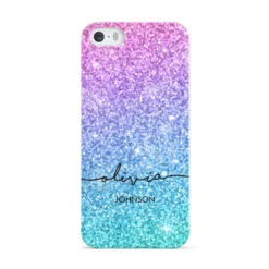 Personalised Ombre Glitter With Names IPhone Case -CaseCraze Store Personalised Ombre Glitter with Names Apple iPhone 5 Case