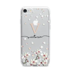 Personalised Petals IPhone Case 31 Personalised Petals IPhone Case -CaseCraze Store Personalised Petals iPhone 7 Bumper Case on Silver iPhone