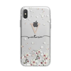 Personalised Petals IPhone Case 24 Personalised Petals IPhone Case -CaseCraze Store Personalised Petals iPhone X Bumper Case on Silver iPhone Alternative Image 1 27d71425 ea42 4eea a6cd b6d8017d2e24