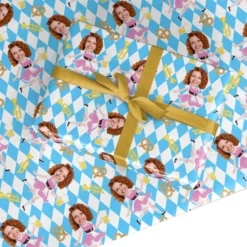 Personalised Photo Face Dirndl Oktoberfest Wrapping Paper