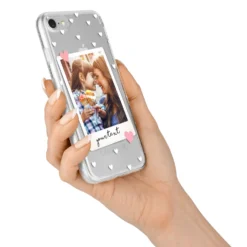 Personalised Photo Love Hearts IPhone Case -CaseCraze Store Personalised Photo Love Hearts iPhone 7 Bumper Case on Silver iPhone Alternative Image