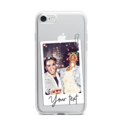 Personalised Photo With Text IPhone Case -CaseCraze Store Personalised Photo with Text iPhone 7 Bumper Case on Silver iPhone