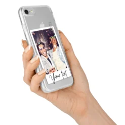 Personalised Photo With Text IPhone Case -CaseCraze Store Personalised Photo with Text iPhone 7 Bumper Case on Silver iPhone Alternative Image