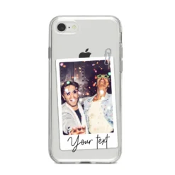 Personalised Photo With Text IPhone Case -CaseCraze Store Personalised Photo with Text iPhone 8 Bumper Case on Silver iPhone